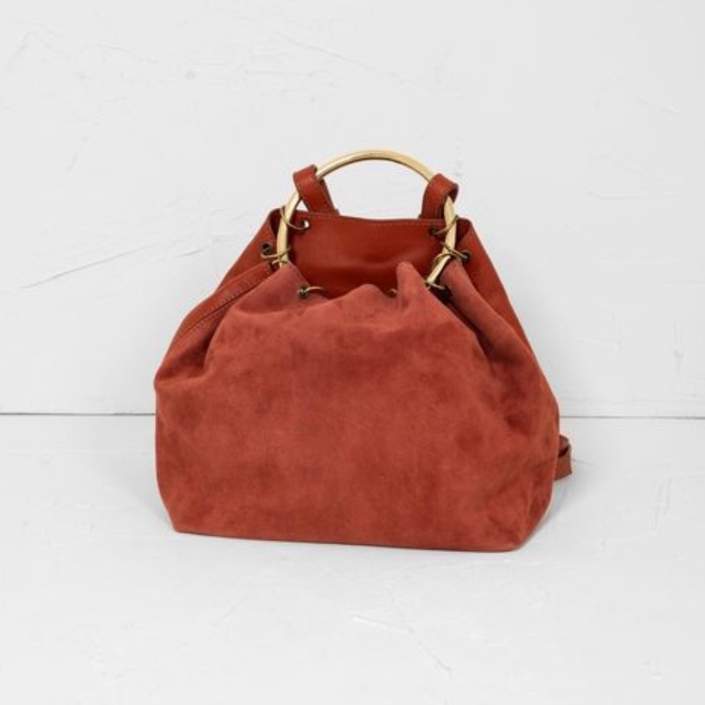 Rachel Comey Red Suede Bucket Bag / Backpack ♥️ 
Never used, perfect condition.